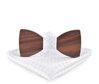 Wooden bow tie with handkerchiefs Gaira 709063