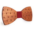 Wooden bow tie