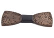 Wooden bow tie with cufflinks