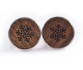 Wooden cufflinks Gaira 709117