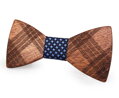 Wooden bow tie