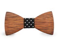 Wooden bow tie