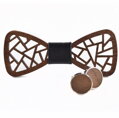 Wooden bow tie with cufflinks Gaira 709029