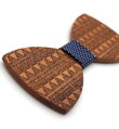 Wooden bow tie