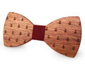 Wooden bow tie