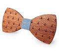 Wooden bow tie