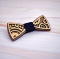 Wooden bow tie with cufflinks Gaira 709093