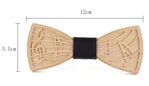 Wooden bow tie