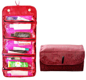 Cosmetic bag red 407-26