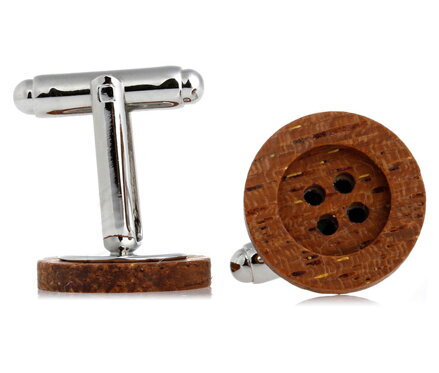 Wooden cufflinks Gaira 709115