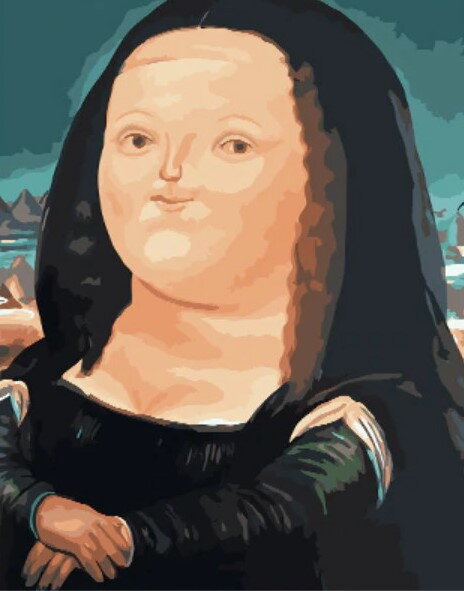 Malování podle čísel Fernando Botero - Mona Lisa M991756 Malování podle čísel Fernando Botero - Mona Lisa M991756